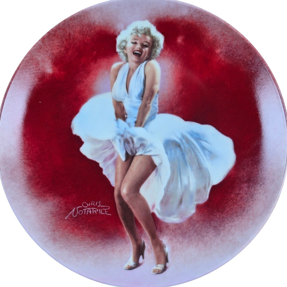 Marilyn Monroe The Seven Year Itch 8.5" Collector Plate 1990 Delphi Cert Box etc